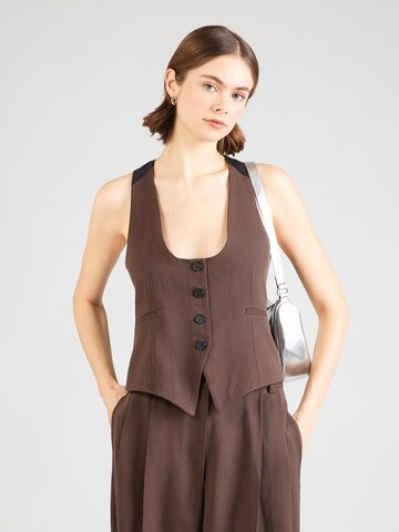 Gilet de costume 'CALA' IRO en marron : devant