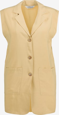 Studio Untold Vest in Yellow: front
