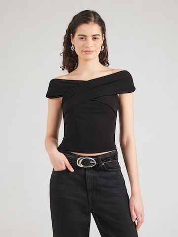 ABOUT YOU Top 'Marion' in Schwarz: Vorderseite