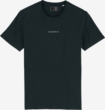 Bolzplatzkind T-Shirt in Schwarz: predná strana