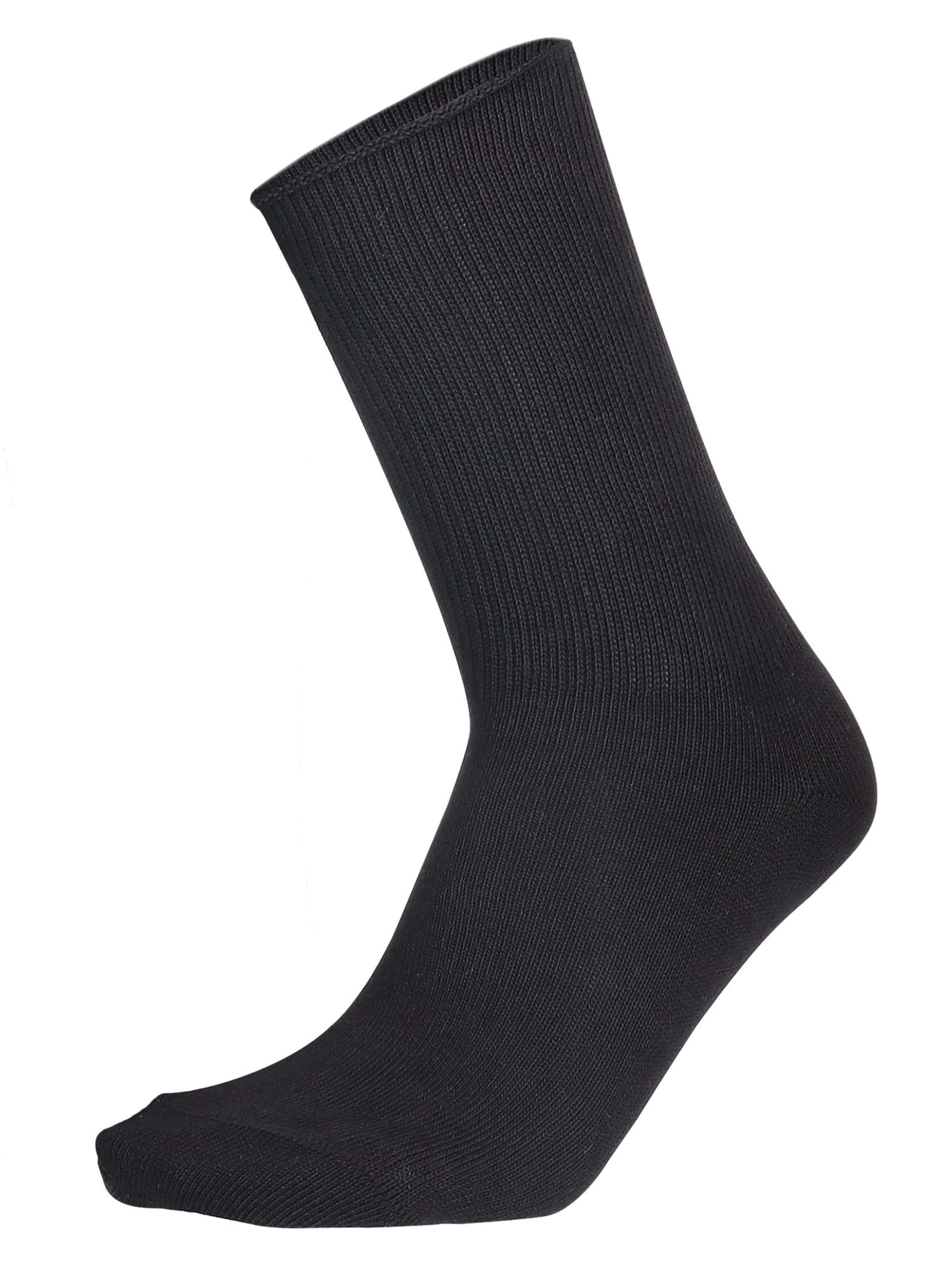 Chaussettes 'Relax Soft' Hudson en noir : devant