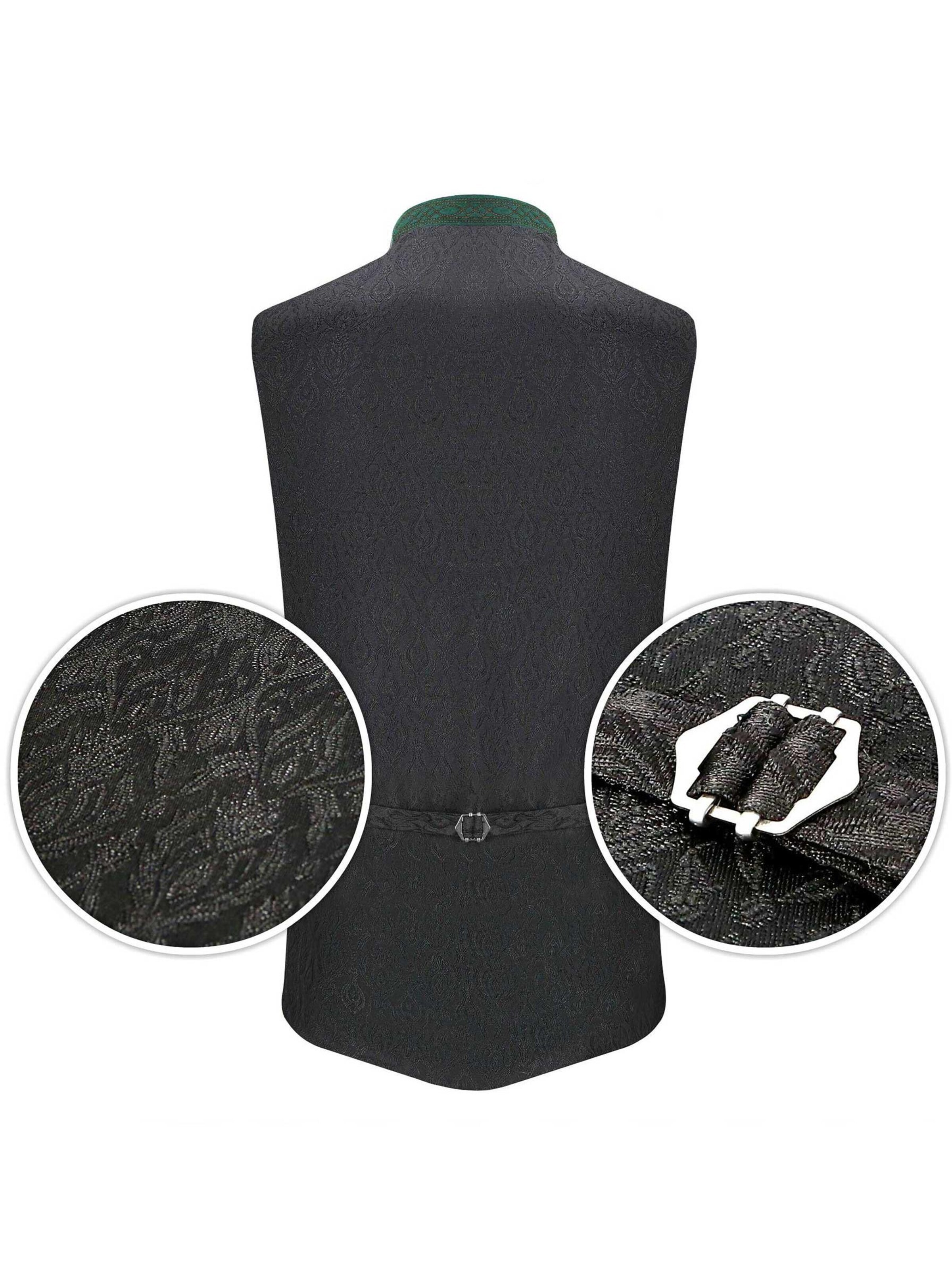 Steigenhöfer Traditional Vest 'Edmund' in Green