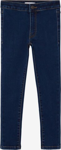 Skinny Jean MANGO KIDS en bleu : devant