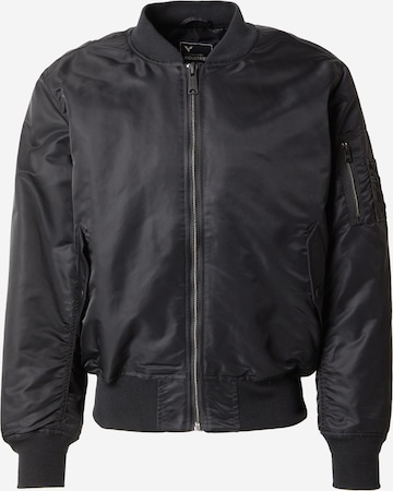 Vintage Industries Välikausitakki 'Carter' värissä musta: etupuoli