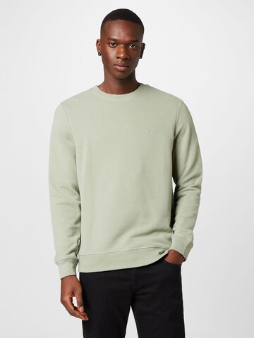 AllSaints Sweatshirt 'Кaven' in Green: front
