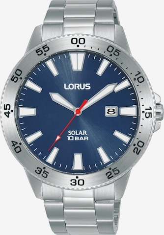Montre à affichage analogique LORUS en argent : devant