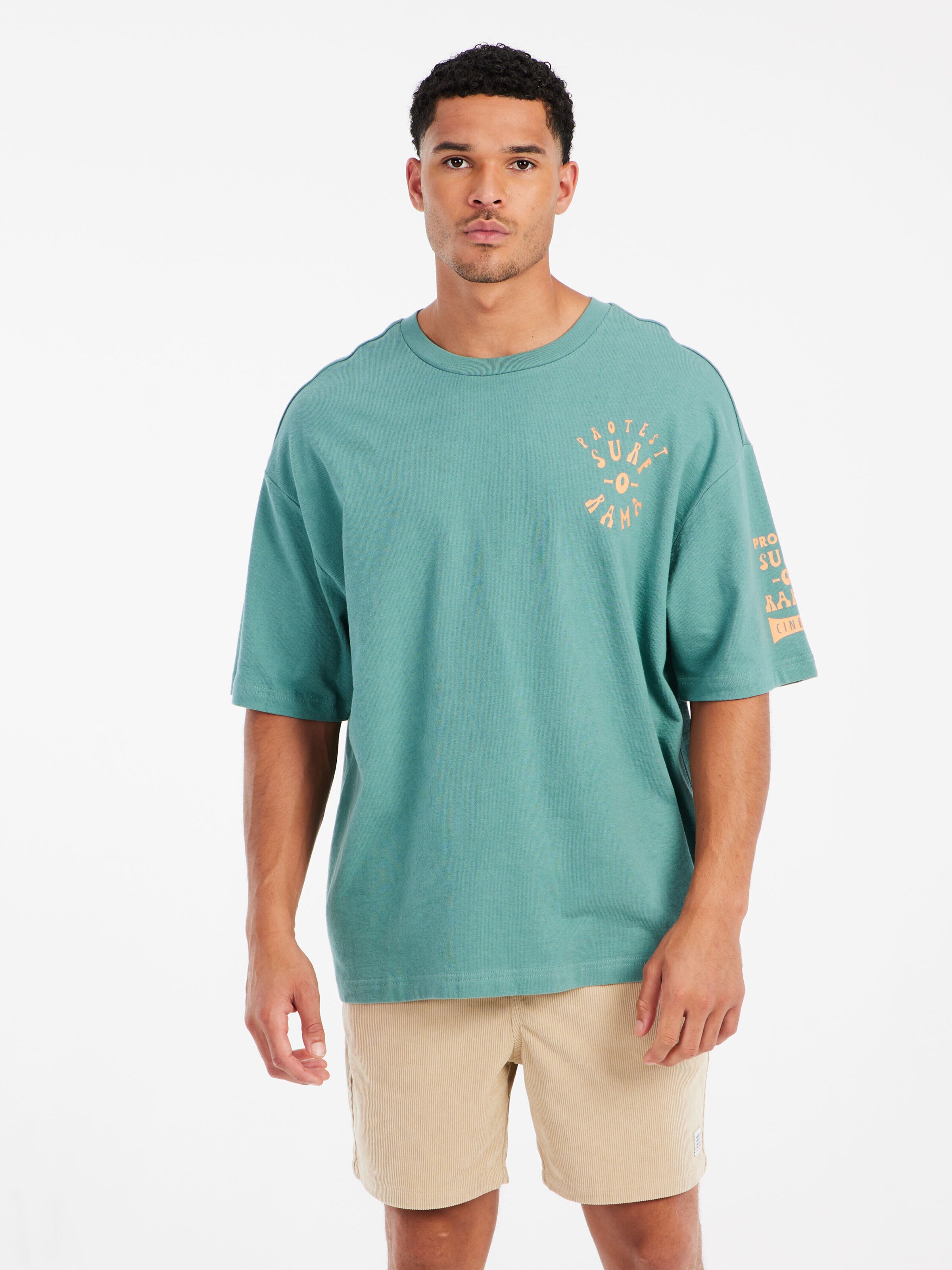 PROTEST Shirt 'PRTAval' in Green: front