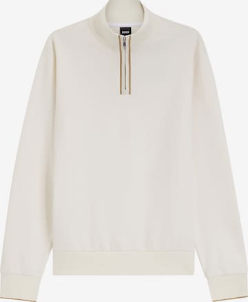 BOSS Sweatshirt ' Sidney ' in Weiß: Vorderseite
