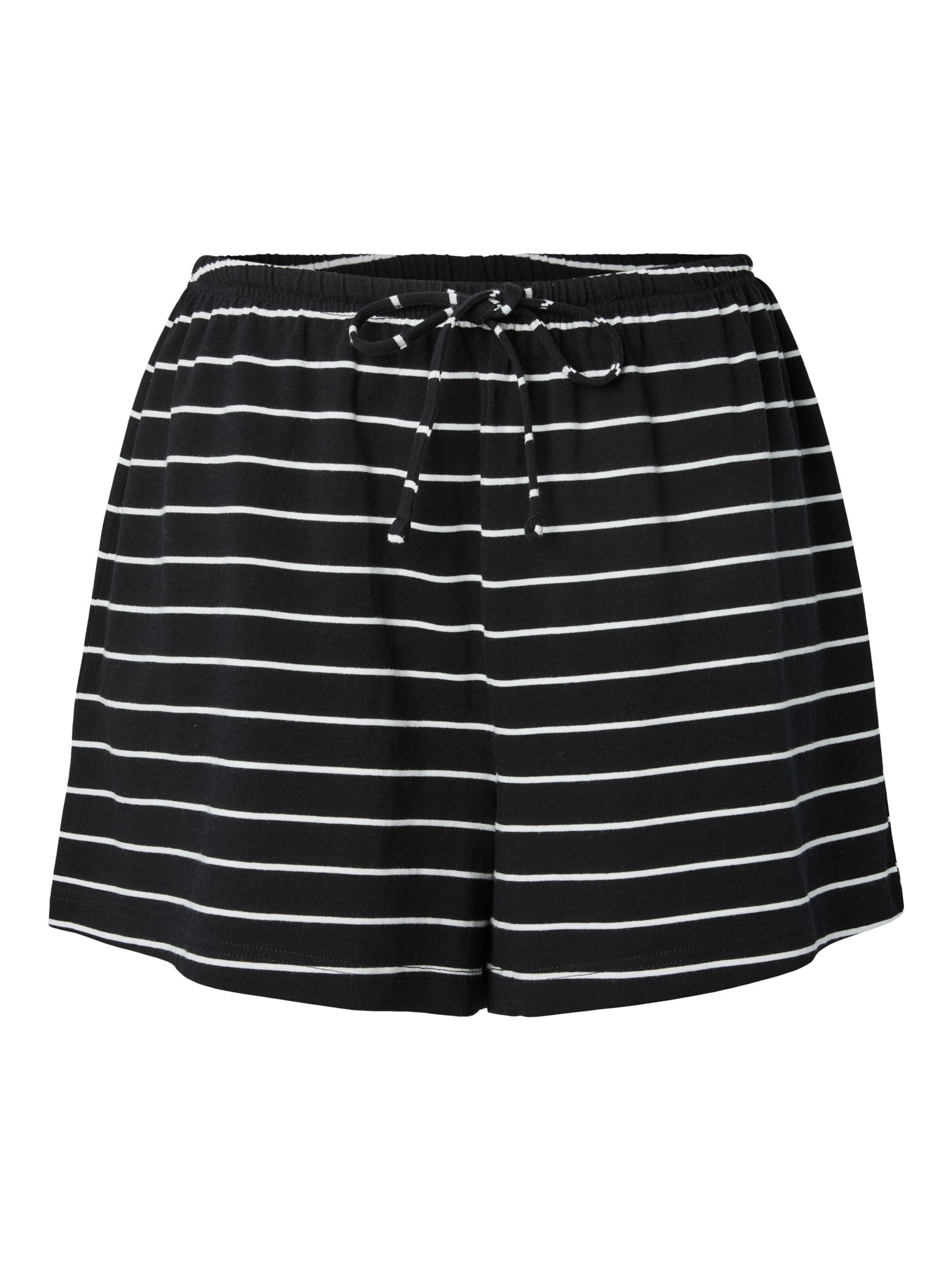 PIECES - Loosefit Pantalón 'PCSadie' en negro: frente