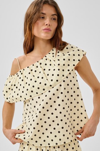 My Essential Wardrobe Bluse 'MWNada Florence' i gul