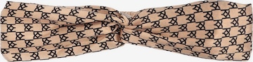 Kazar Headband in Beige: front