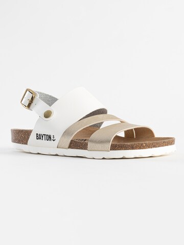 Sandalo con cinturino 'Vitoria' di Bayton in bianco