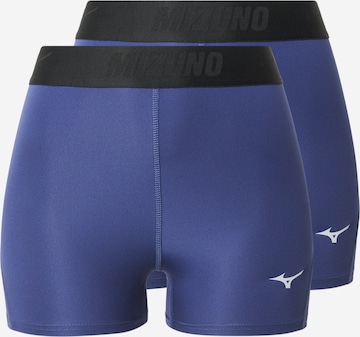 Skinny Pantalon de sport 'Core Impulse' MIZUNO en bleu : devant