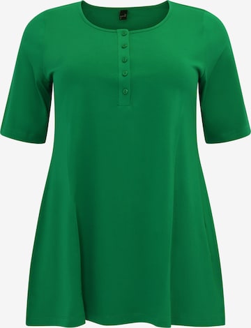 Yoek Tunic in Green: front