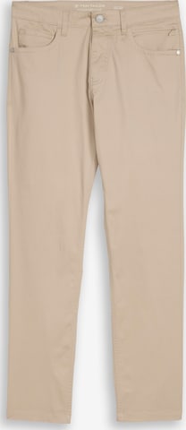 TOM TAILOR Pants 'Josh' in Beige: front