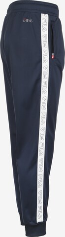 FILA Tapered Sportbroek 'Jacoba' in Blauw