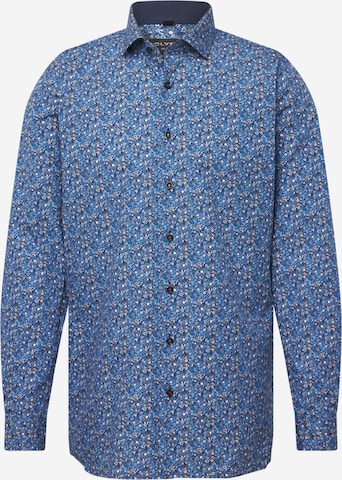 OLYMP Button Up Shirt in Blue: front