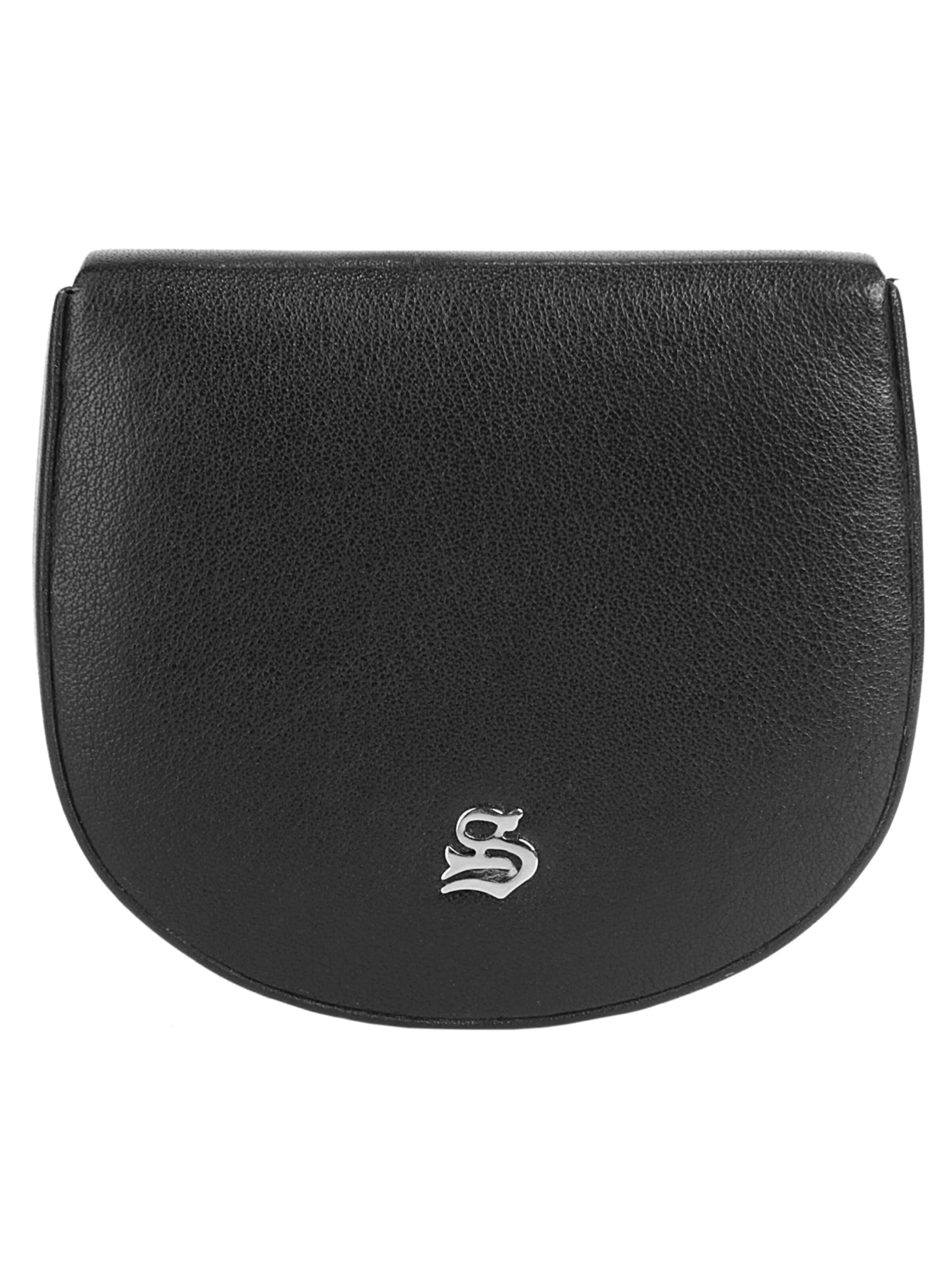 Szuna Wallet in Black: front
