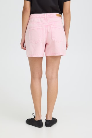 ICHI Regular Jeans in Pink