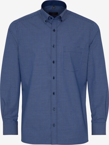 ETERNA - Ajuste regular Camisa en azul: frente