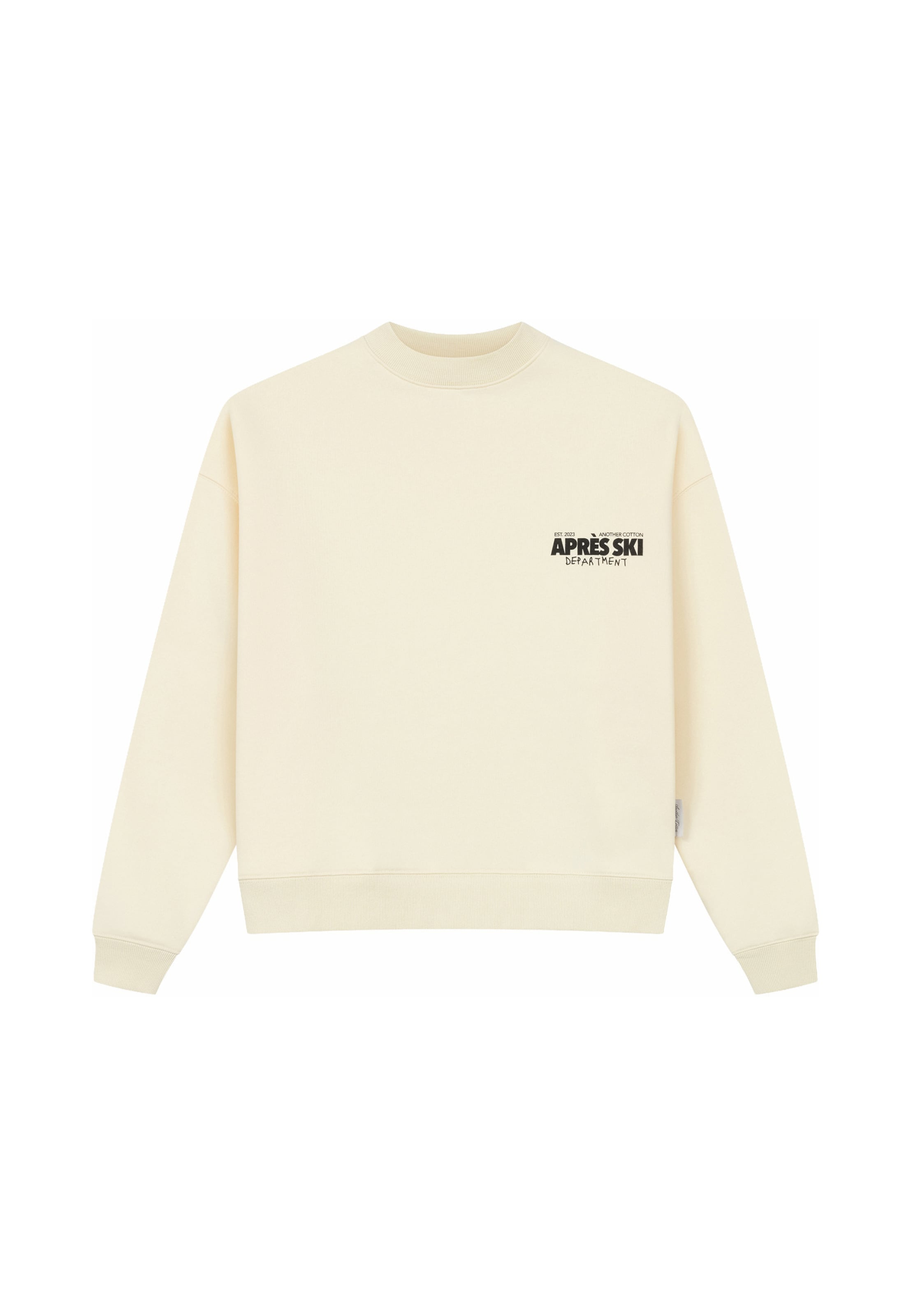 Another Cotton Lab - Sweatshirt 'Apres Ski' em branco: frente