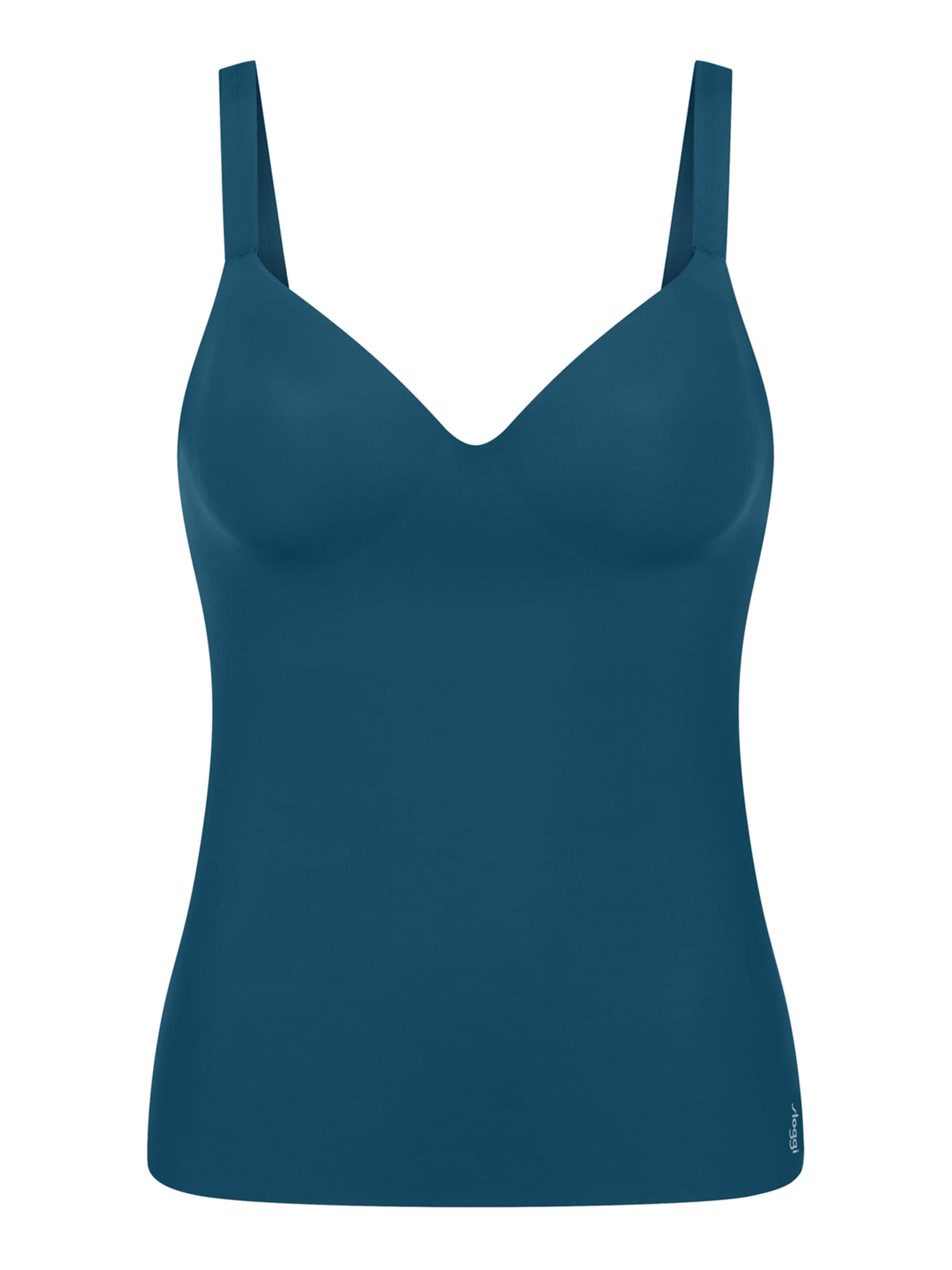 Haut ' Blue ZERO Feel 2.0 THE UP ' SLOGGI en bleu : devant