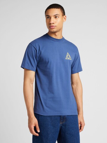 T-Shirt HUF en bleu : devant