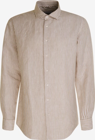 Coupe regular Chemise SEIDENSTICKER en beige : devant