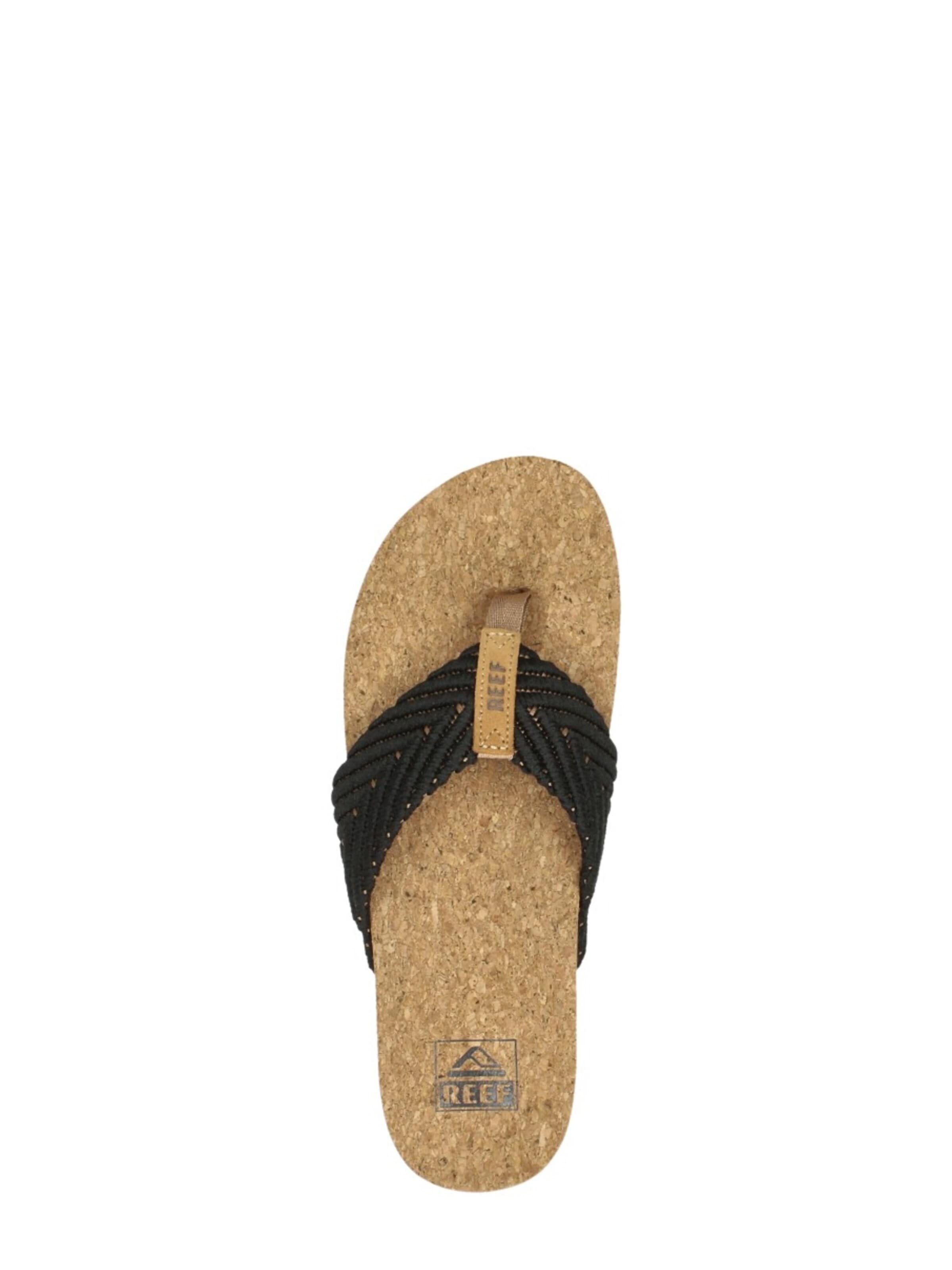 REEF Teenslipper 'Cushion Court' in Zwart