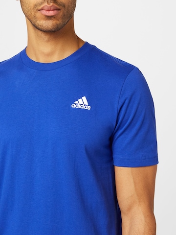 ADIDAS SPORTSWEAR - Camisa funcionais 'Essentials' em azul