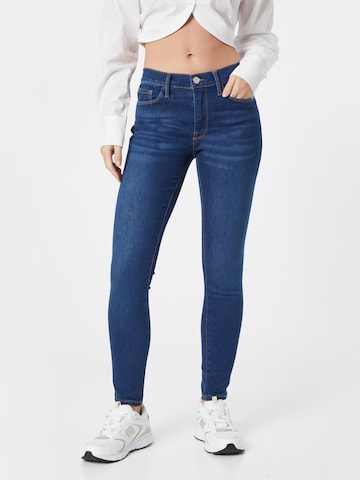 FRAME Skinny Jeans i blå: framsida