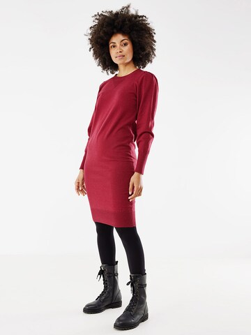 MEXX Knitted dress in Red: front