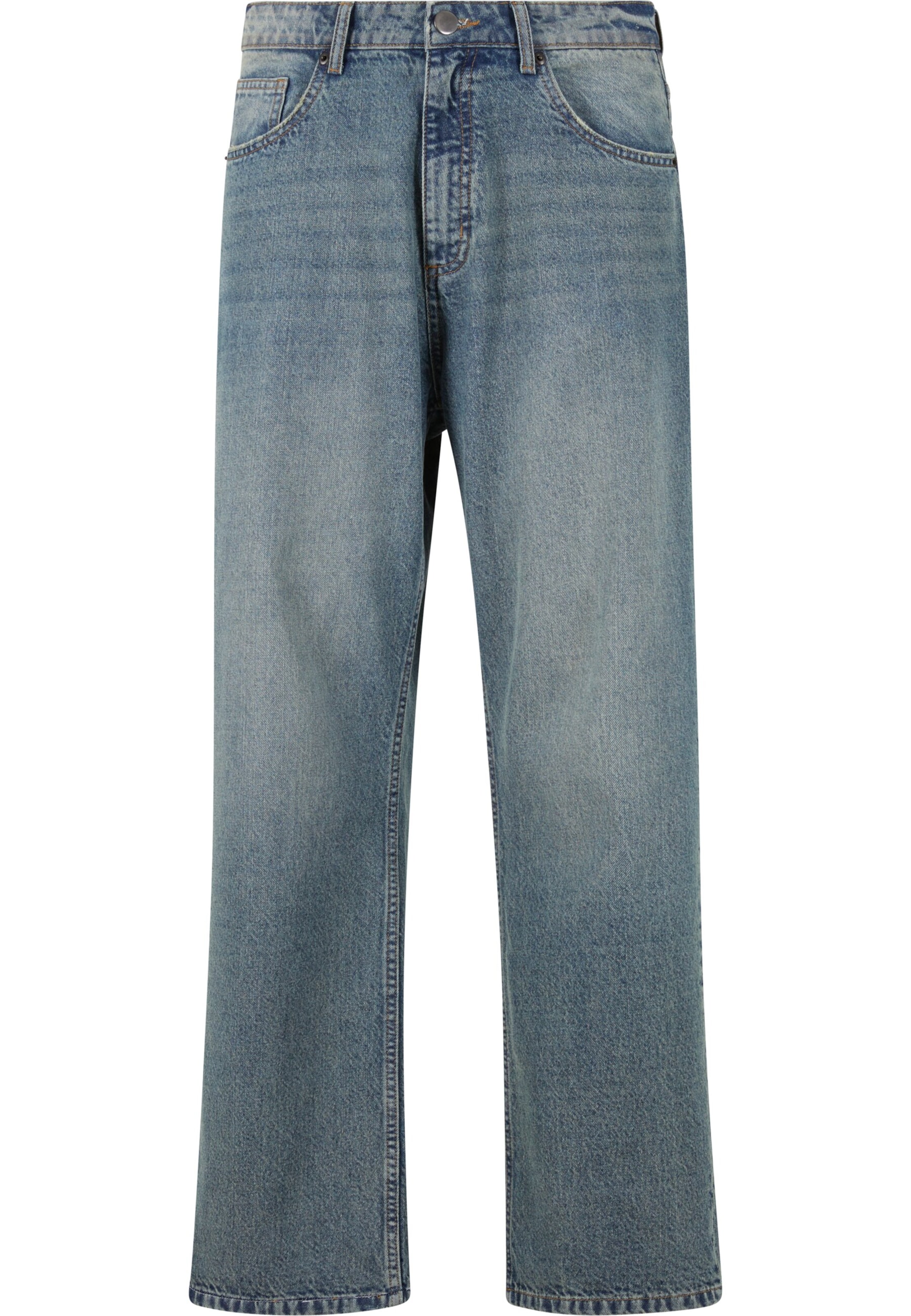 Prohibited Teksapüksid 'Hackney', värv sinine: eest vaates