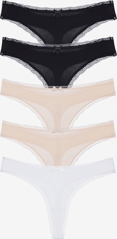 Dorina String in Beige: front