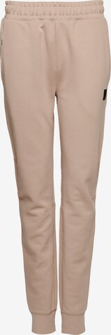 Effilé Pantalon 'Tech' Superdry en beige : devant