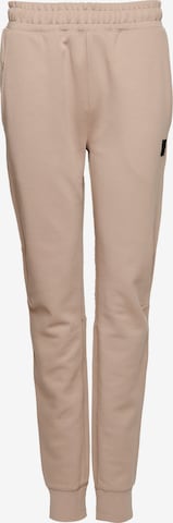 Pantalon 'Tech' Superdry en beige : devant