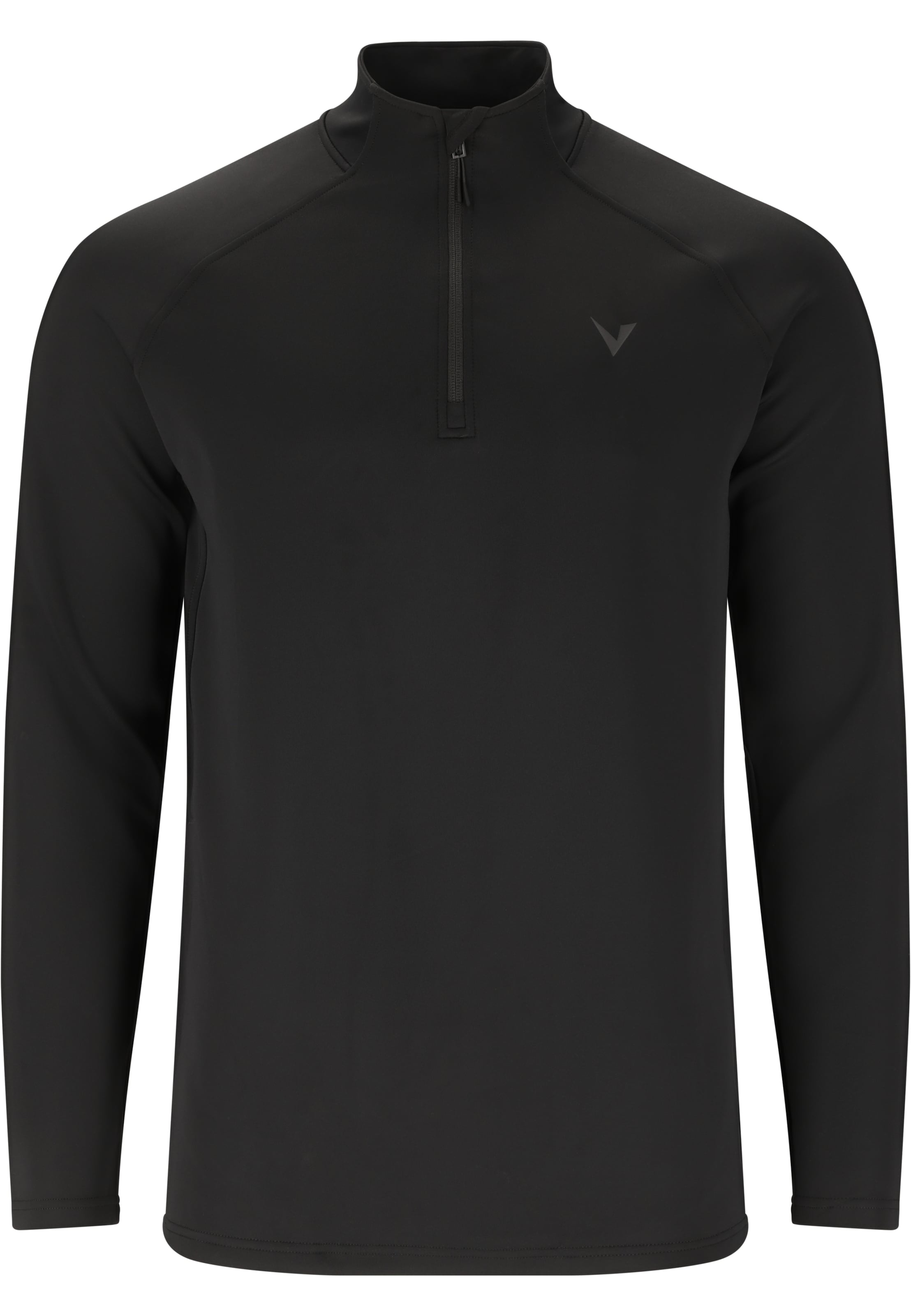 Virtus Midlayer 'Josen' in Schwarz: Vorderseite