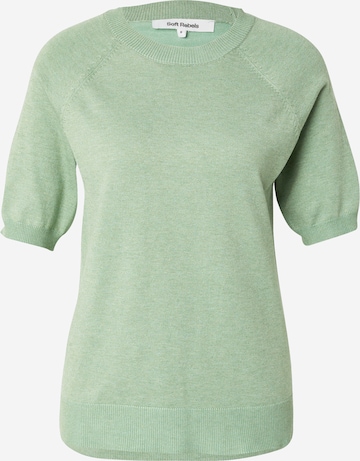 Soft Rebels Свитер 'Marla' в Зеленый: спереди