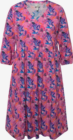 Robe Ulla Popken en rose : devant