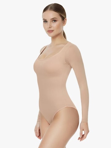 Body modelant 'Body met Lange Mouwen Met String' Shapetape en beige