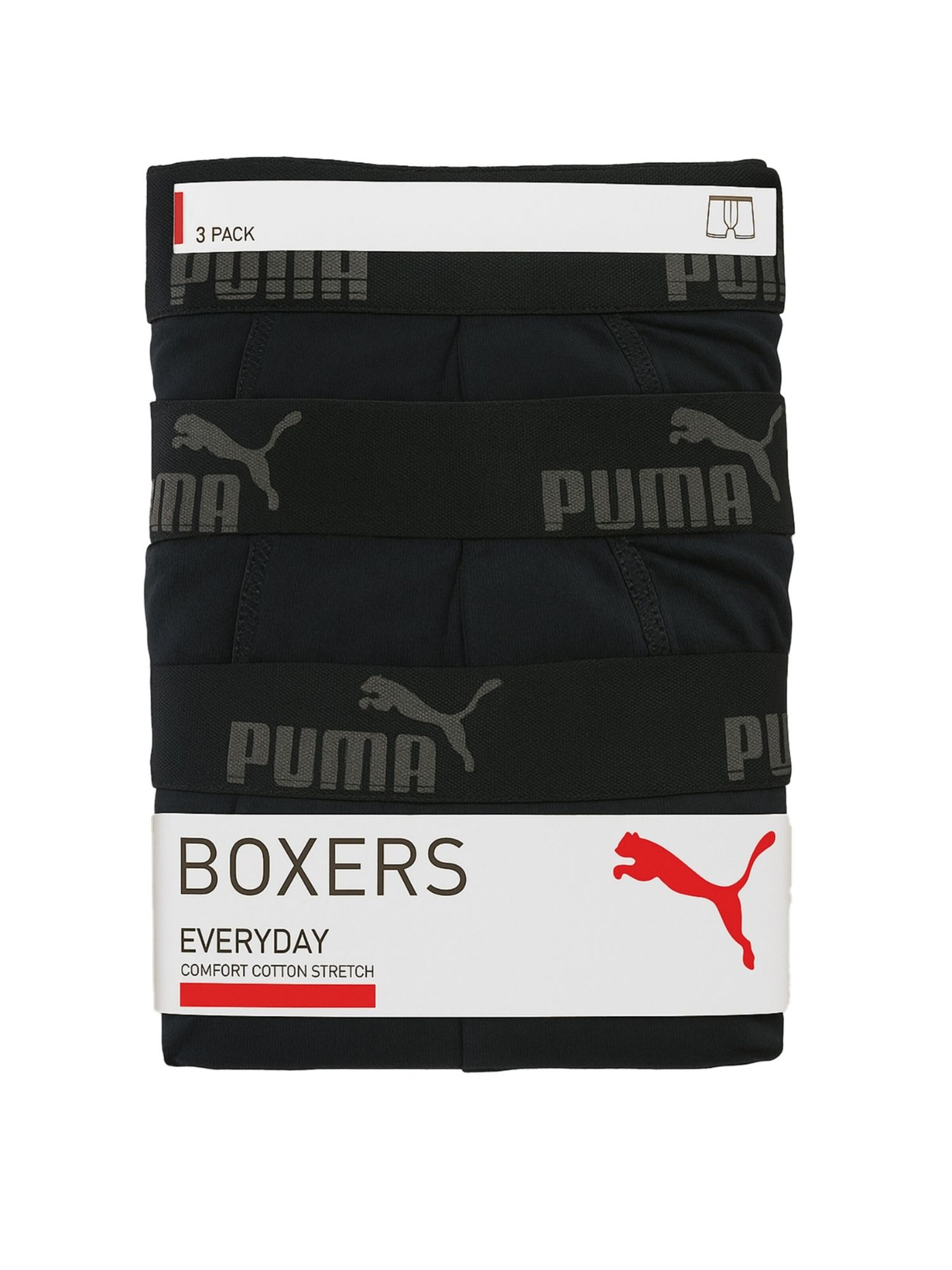 PUMA Boxershorts in Zwart