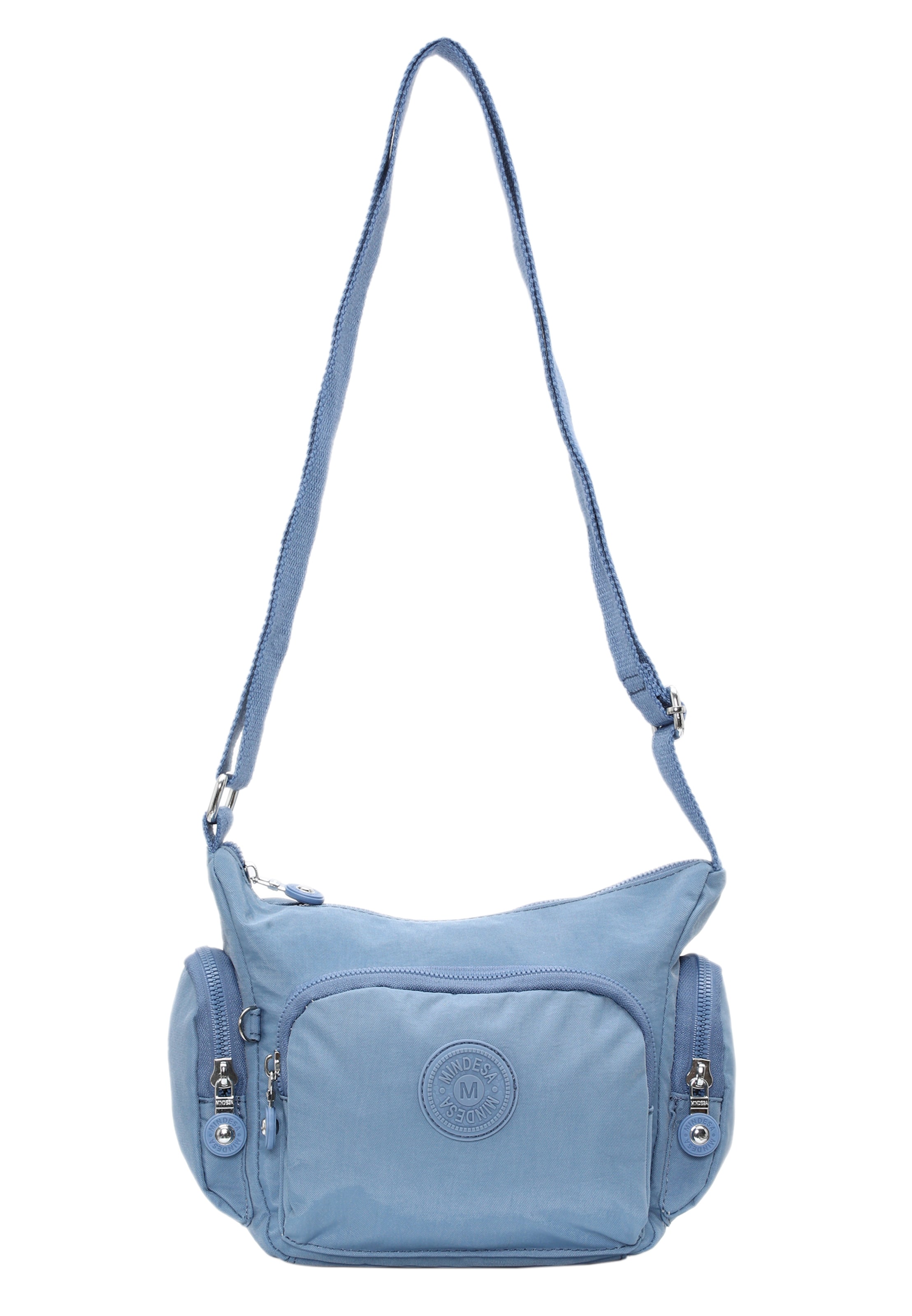 Mindesa - Mala de ombro em azul: frente