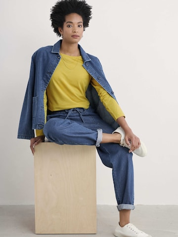 Seasalt Cornwall Shirt 'Easel' in Yellow
