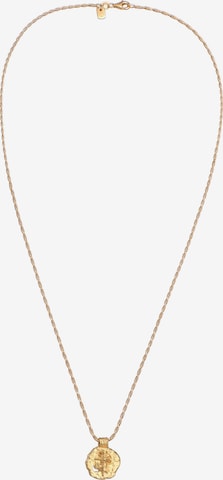 KUZZOI Necklace 'Münze' in Gold: front