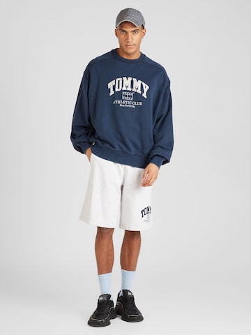 Tommy Jeans - Loosefit Calças 'Athletic' em cinzento