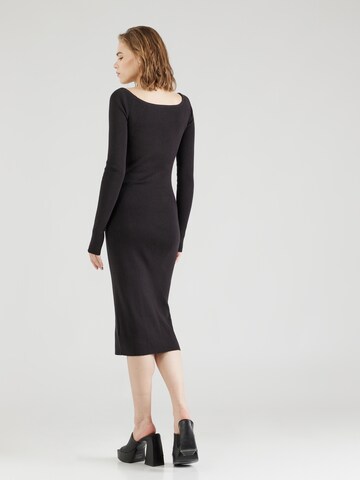 Robes en maille Calvin Klein Jeans en noir