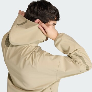 ADIDAS SPORTSWEAR Sportjacke 'Z.N.E.' in Braun