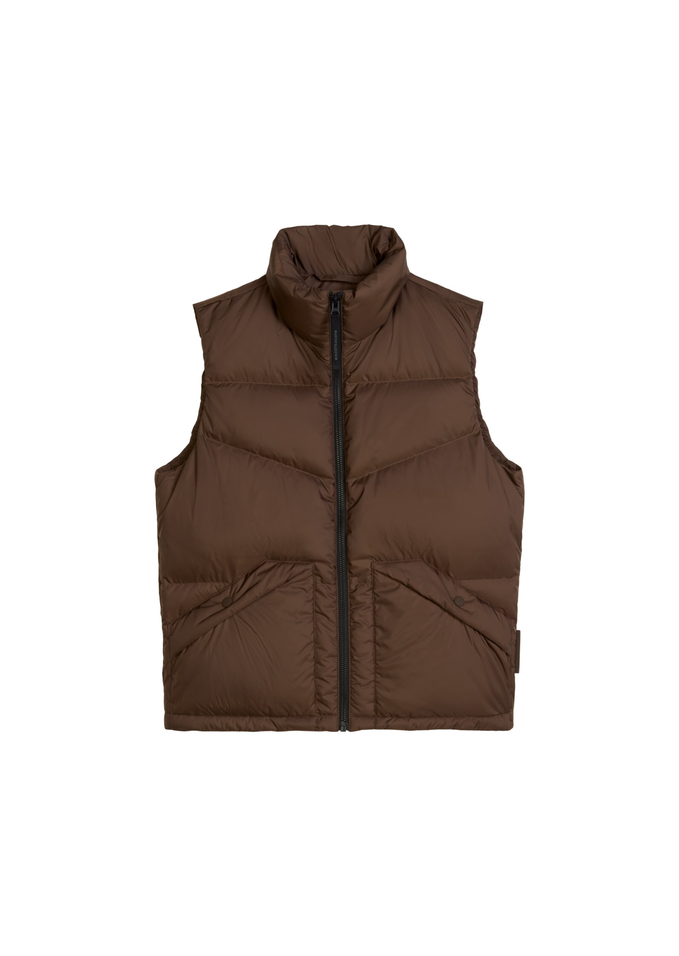 Gilet Marc O'Polo DENIM en marron : devant