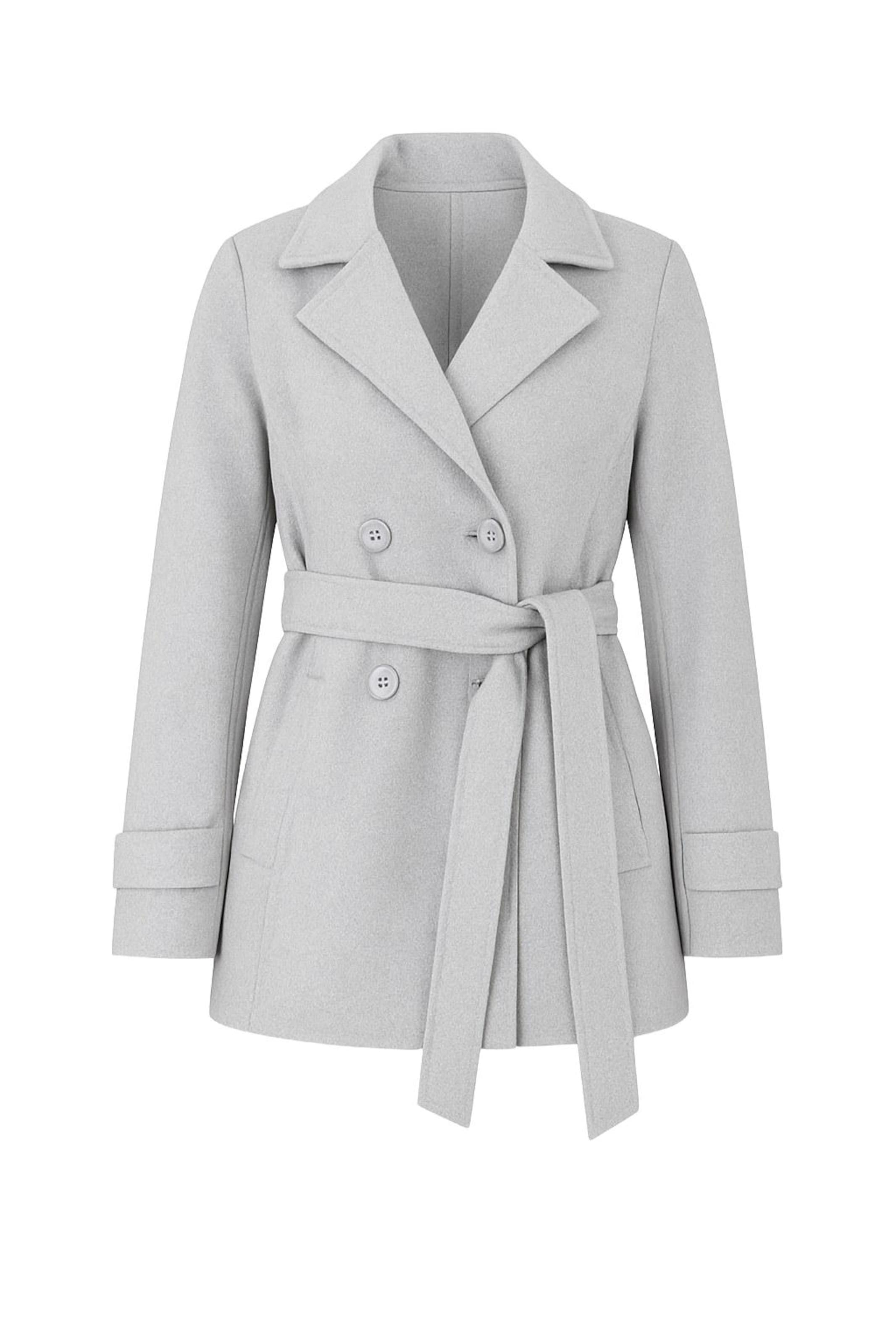 MODAMIHRAM Tussenmantel in Grijs: voorkant