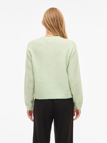 VILA Knit Cardigan 'VILory' in Green